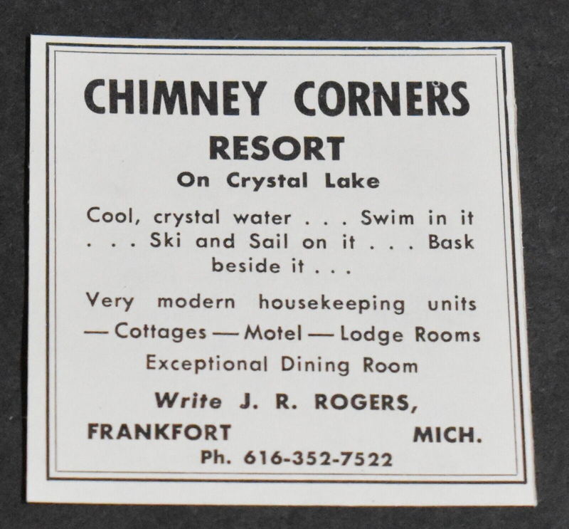 Chimney Corners Resort - Vintage Print Ad